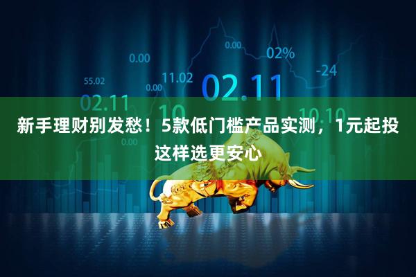 新手理财别发愁！5款低门槛产品实测，1元起投这样选更安心